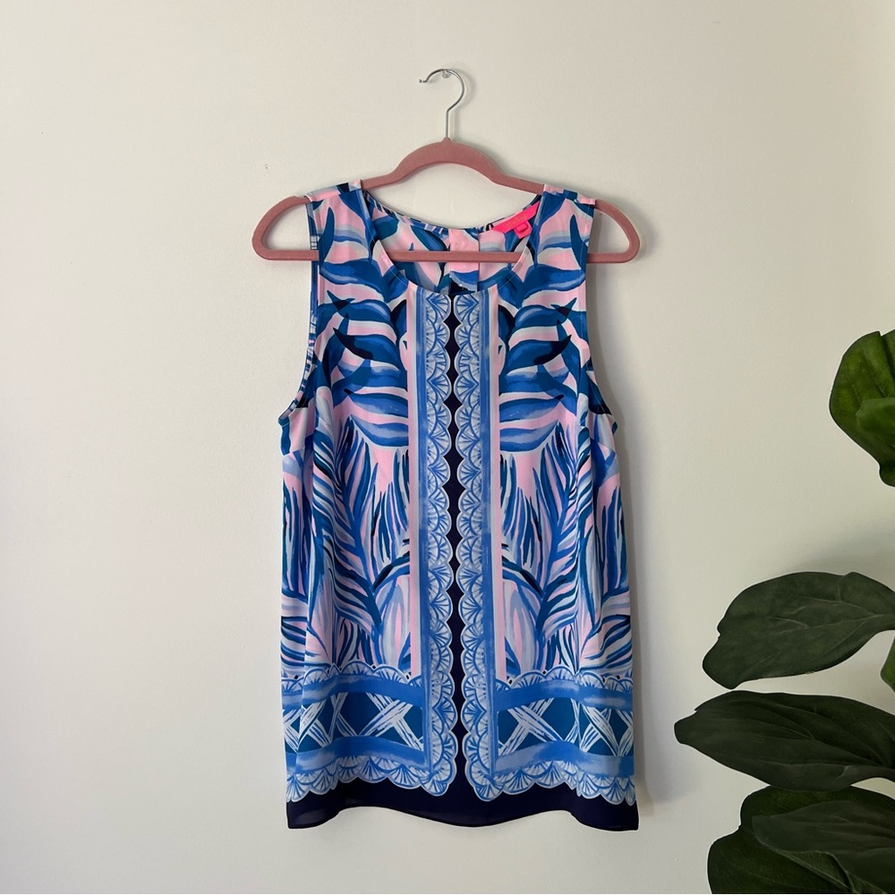 Lilly Pulitzer blouse sz large